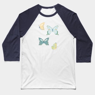 Butterflies 1 Baseball T-Shirt